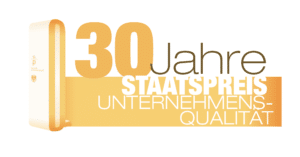 Logo 30 Jahre Staatspreis Unternehmensqualität